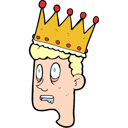 Man with a crown